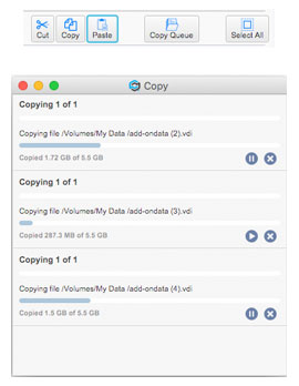 Enable Cut Paste on Mac / Pause Copy on Mac / Copy Queues on Mac