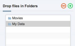 Drag drop files folders