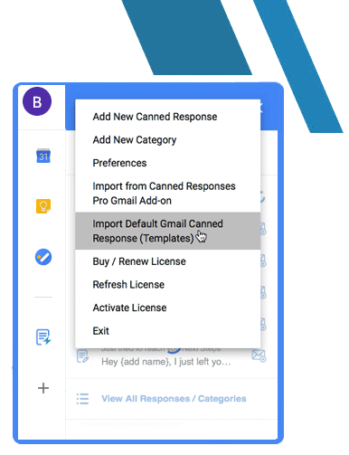 Import canned emails gmail
