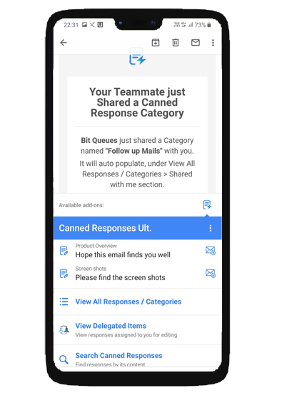 access canned responses for gmail on android mobile tablets device, gmail canned response phone