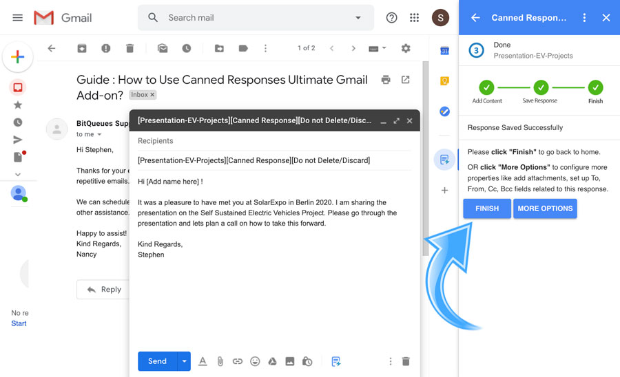 How to create and use Canned Responses in Gmail / GSuite?