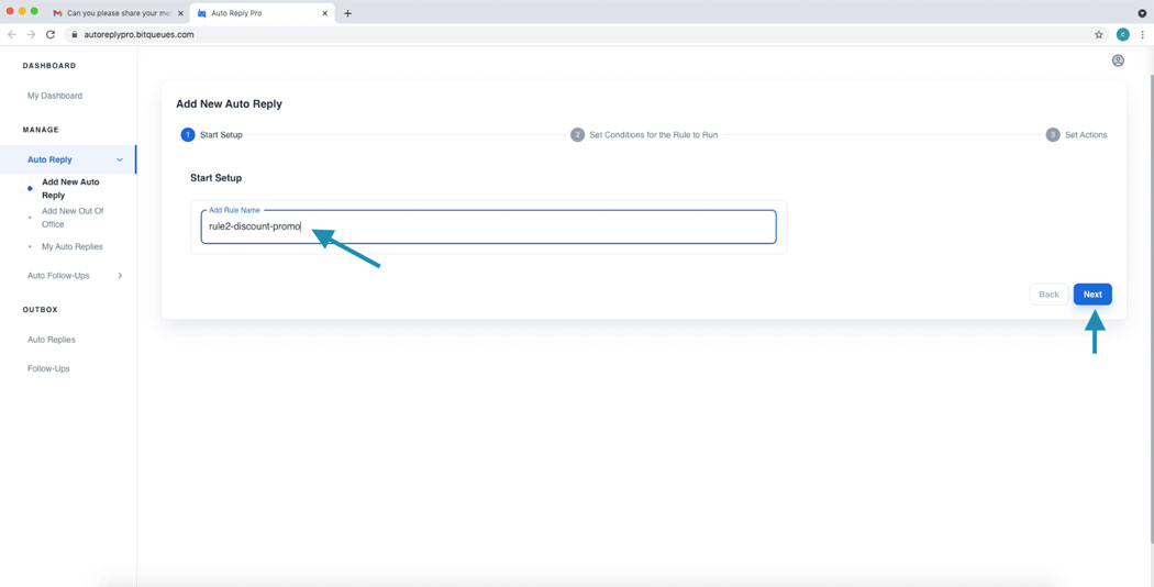 Adding Auto Response Rule in Gmail with attachments